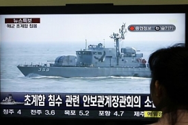 Jihokorejská potápějící se loď.